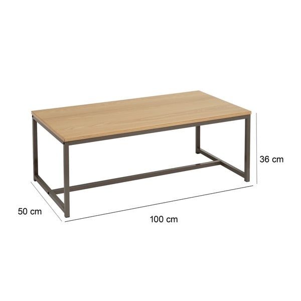 Stolić za kavu u prirodnoj boji 50x100 cm – Casa Selección-image-3