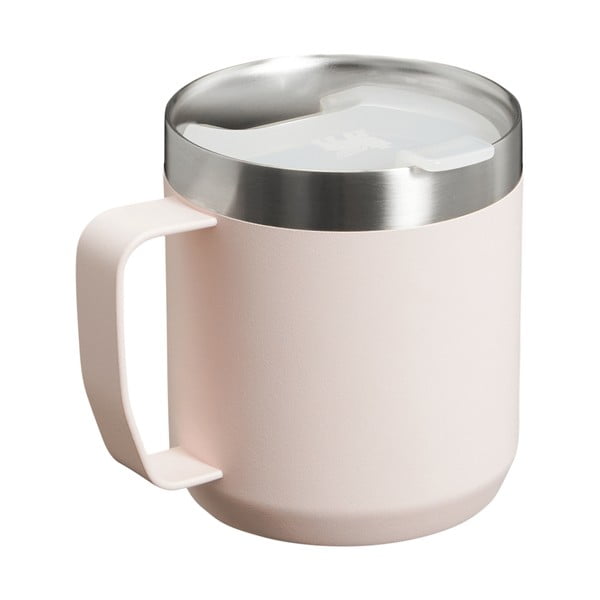 Svijetlo ružičasta termo šalica od nehrđajućeg čelika 350 ml Stay-Hot Camp Mug Rose Quartz – Stanley-image-3