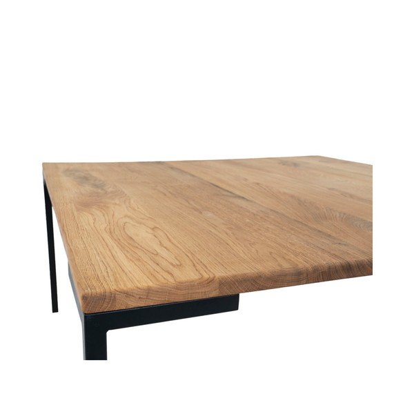 Crni stolić s hrastovom pločom House Nordic Lugano-image-2