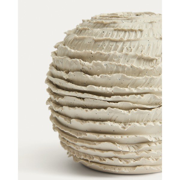 Krem keramička ručno izrađena vaza (visina 15,5 cm) Evania – Kave Home-image-4