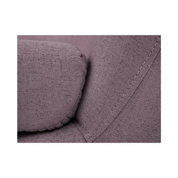 Ružičasta fotelja sa smeđim nogama Mazzini Sofas Pijemont-image-4