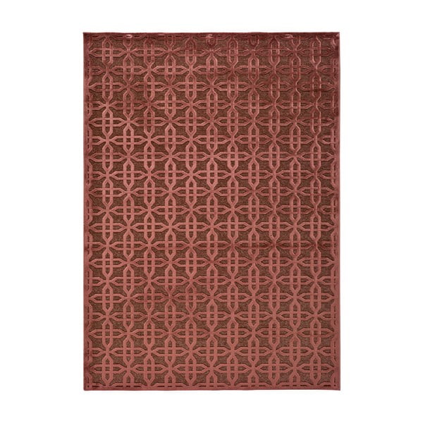 Crveni viskozni tepih Universal Margot Copper, 60 x 110 cm