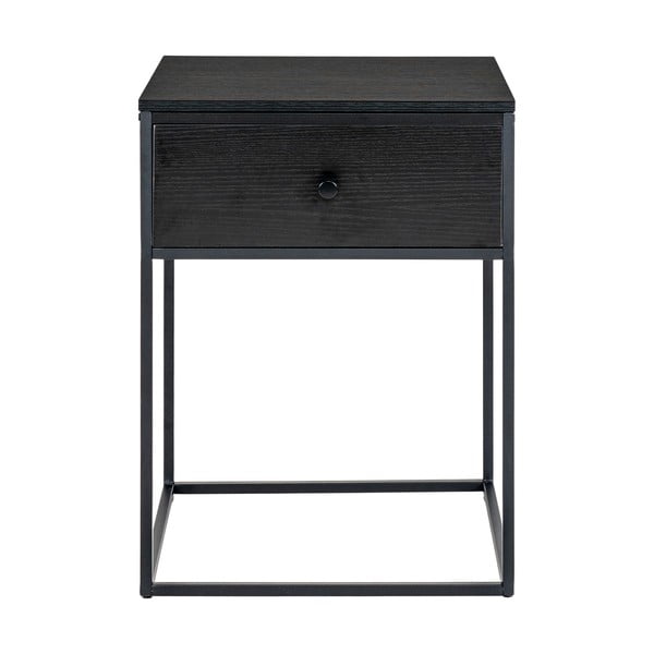Crni noćni ormarić Vita – House Nordic