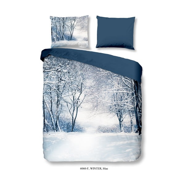 Flanel pamučna posteljina za krevet za jednu osobu Dobro jutro zima, 140 x 200 cm