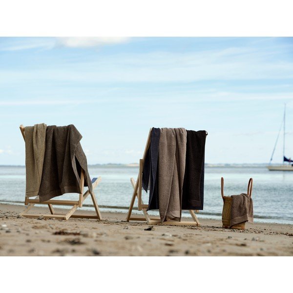 Sivo-zeleni ručnik od 100% pamuka Zone Classic Eucalyptus, 70 x 140 cm-image-1