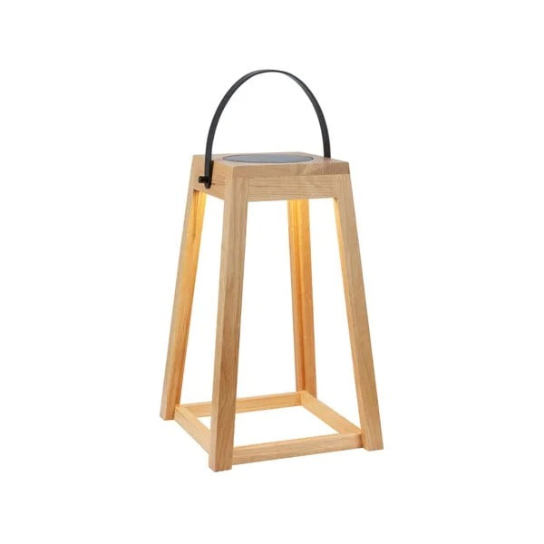 Smeđa LED lanterna sa solarnim panel/s USB za eksterijer (visina 54 cm) Nordic – Markslöjd-image-3