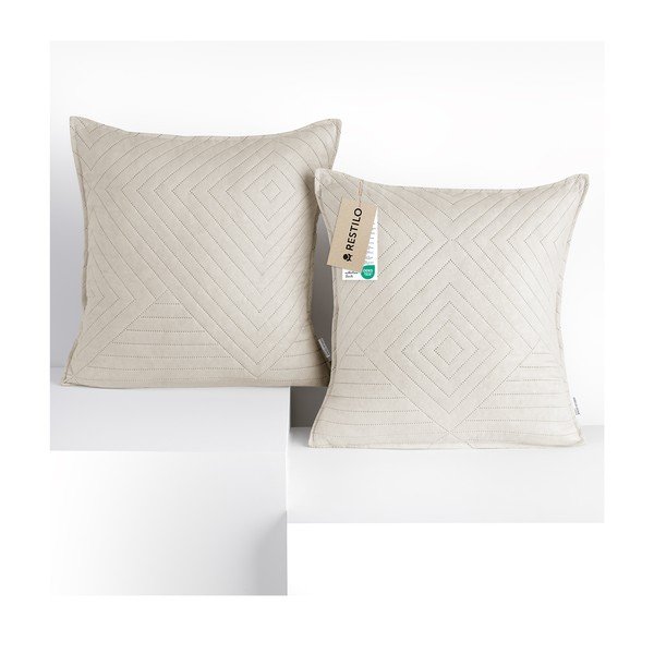 Ukrasne jastučnice u setu 2 kom od mikrovlakana 45x45 cm Softa – Restilo-image-3