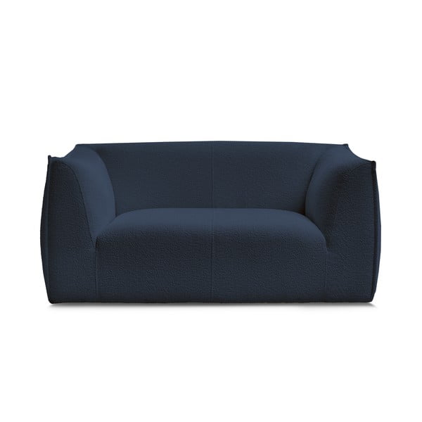 Tamno plava sofa od bouclé tkanine 170 cm Giorgia – Bobochic Paris