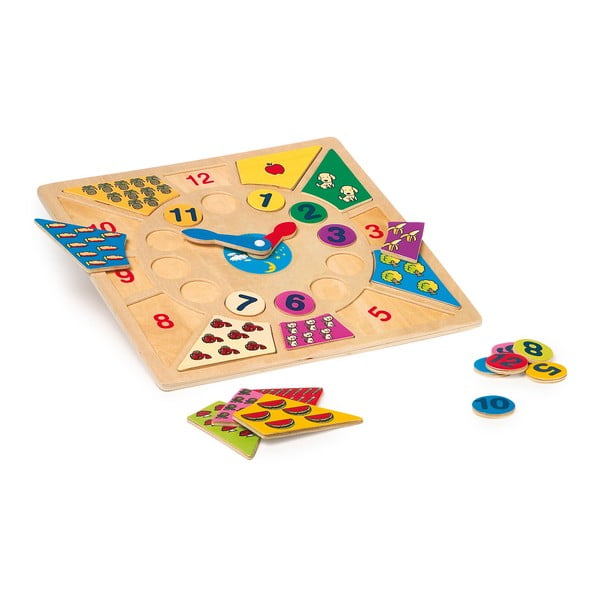 Dječji drveni sat za učenje Legler Tell The Time-image-1