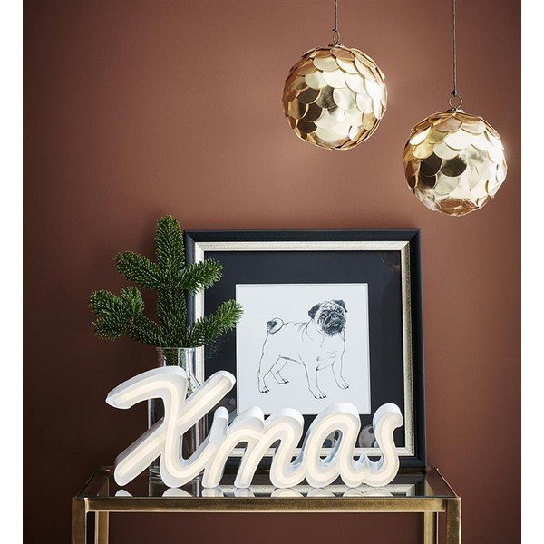 Bijeli LED svjetleći ukras Markslöjd Xmas, 40 cm-image-1