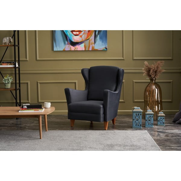 Tamno sivi naslonjač Lola Brejer - Artie-image-4