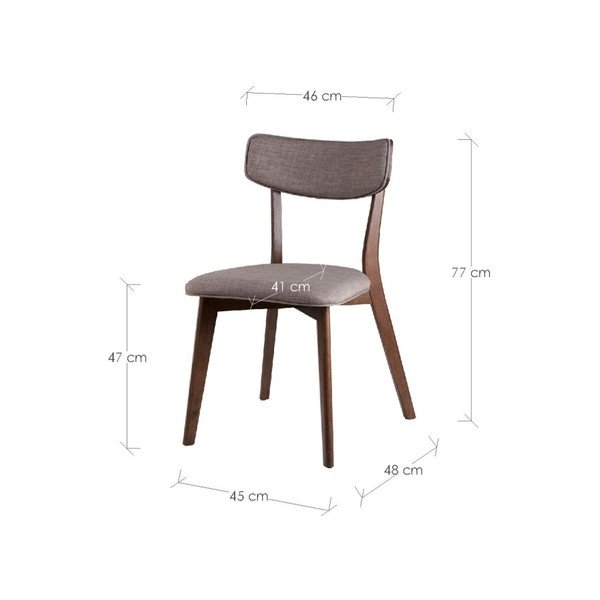 Set od 2 blago sive stolice sømcasa Lina-image-1