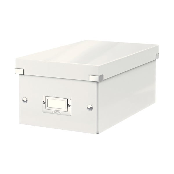 Bijela kartonska kutija za pohranu s poklopcem 21x35x15 cm Click&Store – Leitz