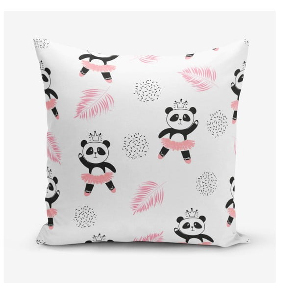 Jastučnica s primjesom pamuka Minimalist Cushion Covers Panda, 45 x 45 cm