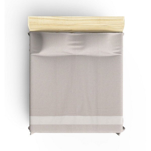 Bež pamučan prekrivač za bračni krevet 230x200 cm Seritli – Mijolnir-image-2
