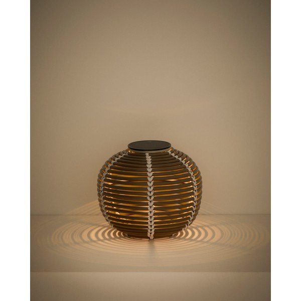 LED stolna/prijenosna vanjska svjetiljka sa solarnim panel/s USB ø 25 cm Garoina – Kave Home-image-2