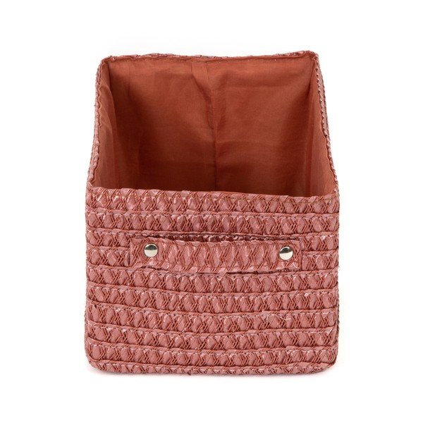 Crvena košara za pohranu Compactor Lilou Basket Terracotta-image-3