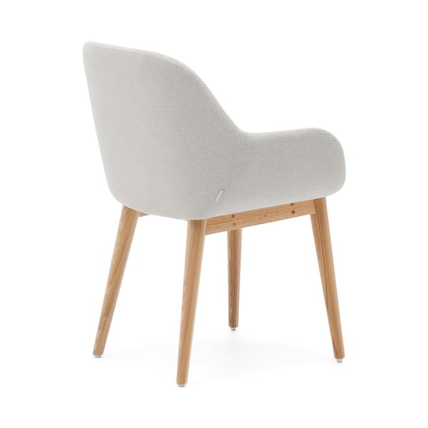 Bež podstavljena blagovaonska stolica Konna – Kave Home-image-3