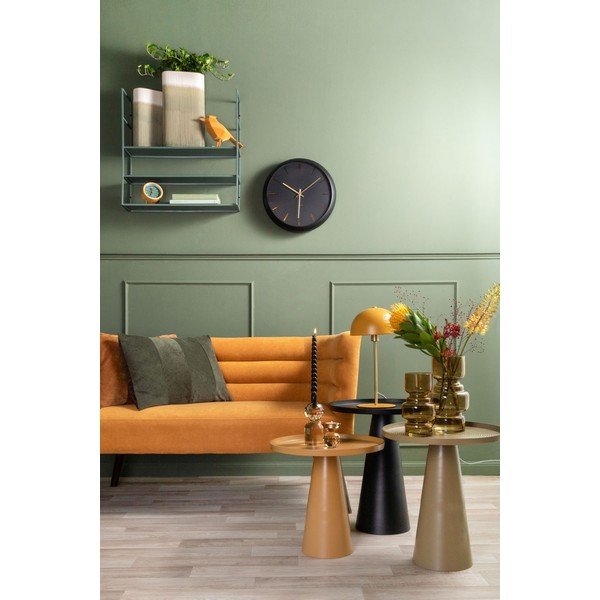 Senf žuti metalni pomoćni stolić Leitmotiv Force, visina 37,5 cm-image-4