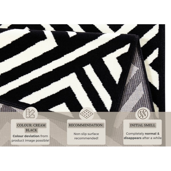 Crno-bež tepih Hanse Home Art, 140 x 200 cm-image-4