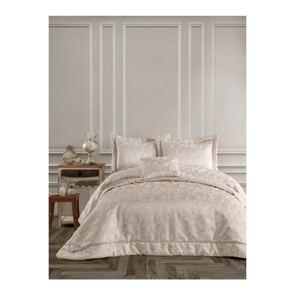 Komplet prekrivača i 2 jastučnice Bambina Cappuccino, 250 x 260 cm