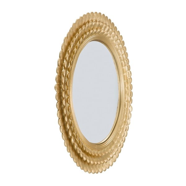 Zidno ogledalo u željeznom okviru Mauro Ferretti Glam Lamin, ⌀ 43 cm-image-2