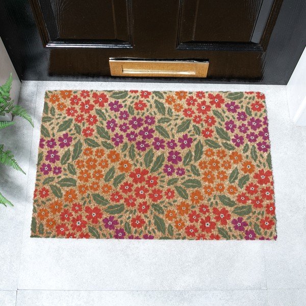 Otirač od kokosovih vlakana 40x60 cm Floral – Artsy Doormats-image-3