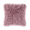 Ružičasti čupavi jastuk Tiseco Home Studio Mohair, 45 x 45 cm