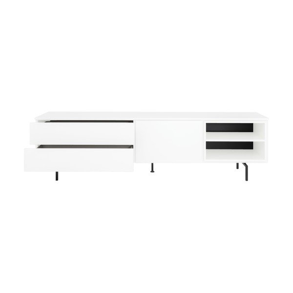 Bijela niska komoda 210x57 cm Plain – Tenzo-image-4