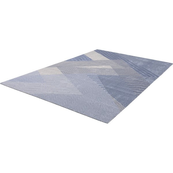Svijetlo plavi vuneni tepih 160x240 cm Mesh – Agnella-image-4