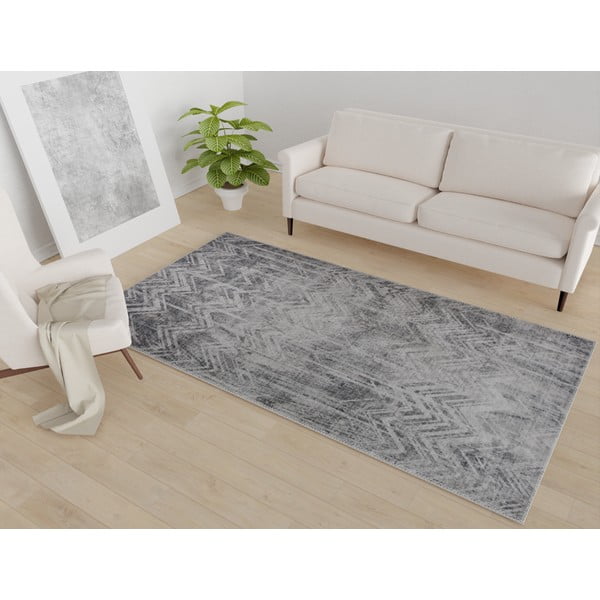 Sivi perivi tepih 80x50 cm - Vitaus-image-1