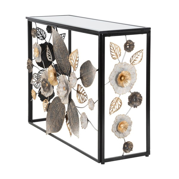 Crni pomoćni stol 42x112 cm Glam Dark – Mauro Ferretti-image-1