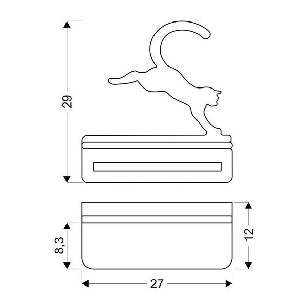 Crna dječja svjetiljka Cat - Candellux Lighting-image-3