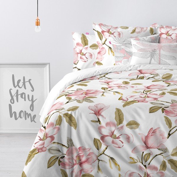 Pamučni poplun za bračni krevet Happy Friday Magnolia Light, 220 x 220 cm-image-2