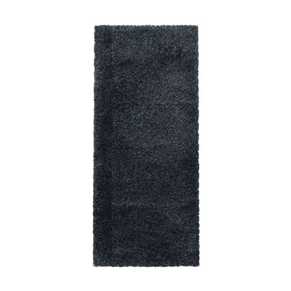 Antracitno siva staza 80x250 cm Fluffy – Ayyildiz Carpets