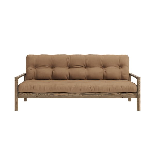 Smeđa sklopiva sofa 205 cm Knob – Karup Design