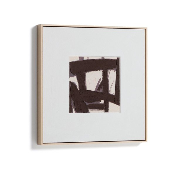 Ručno oslikana slika s okvirom/na platnu 60x60 cm Arilan – Kave Home-image-2