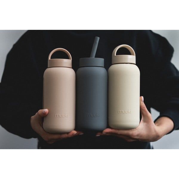 Svjetlo smeđa boca za vodu za put 500 ml Desert Rose – Muuki-image-3