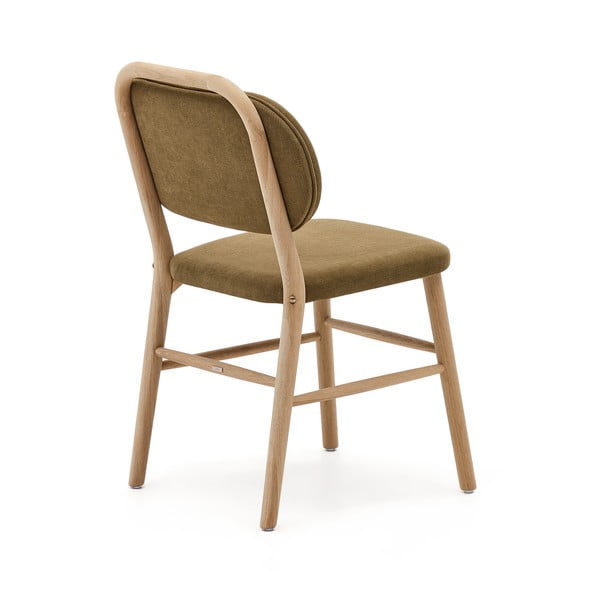 Kaki zelene blagovaonske stolice u setu 2 kom Helda – Kave Home-image-2