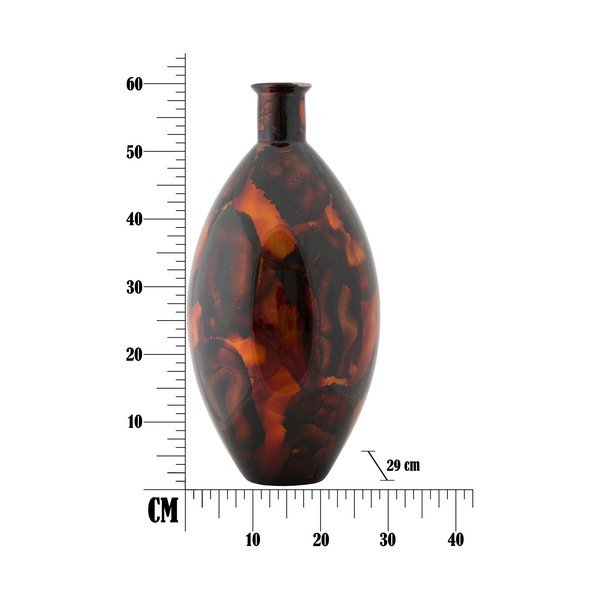 Smeđa vaza od recikliranog Mauro Ferretti Ares, visina 60 cm-image-4