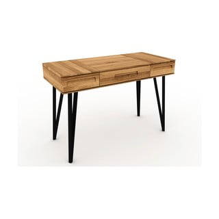 Toaletni stol od hrastovine 120x53 cm Golo - The Beds