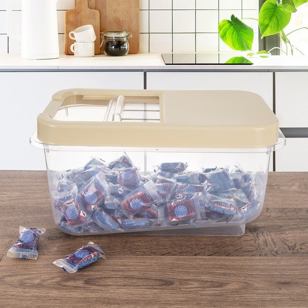 Plastična kutija za pohranu s poklopcem 35x20x18 cm Slop – Orion-image-4