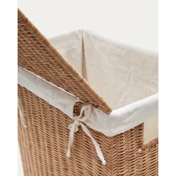 Košare za rublje u setu 2 kom od ratana u prirodnoj boji Indali – Kave Home-image-2