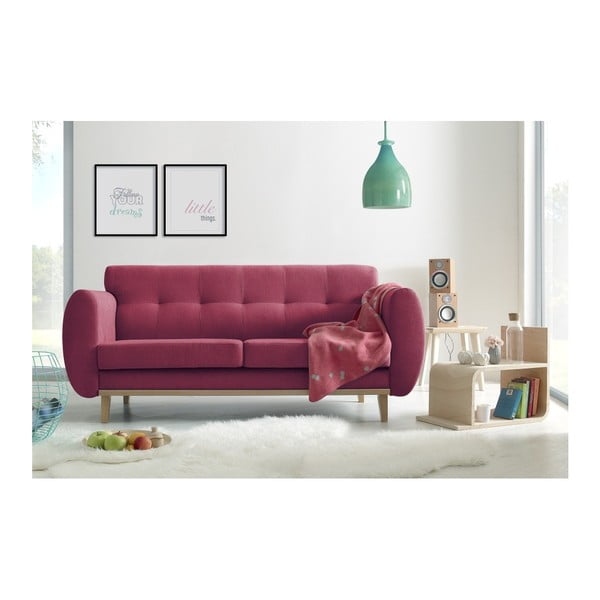 Crvena dupla sofa Bobochic Paris Viking