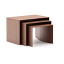 Pomoćni stolići u setu 3 kom u dekoru oraha 40x60 cm Litto – Kave Home