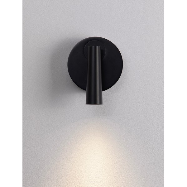Mat crni LED reflektor aluminijski sa savitljivom konstrukcijom 7x10 cm Tico – Nova Luce-image-1