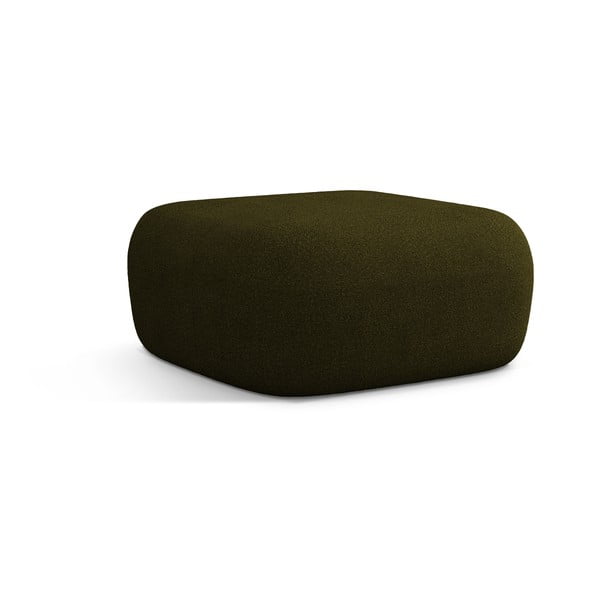 Zeleni tabure od bouclé tkanine Jenny – Micadoni Home-image-1