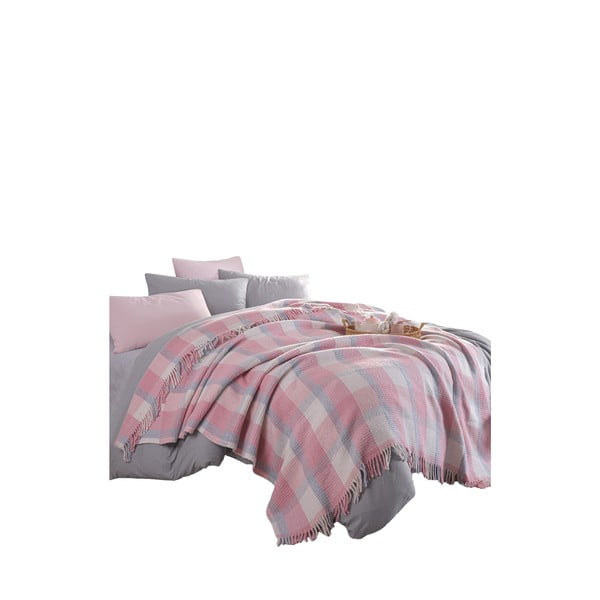 Ružičasti prekrivač 180x220 cm Warm Soft – Mijolnir