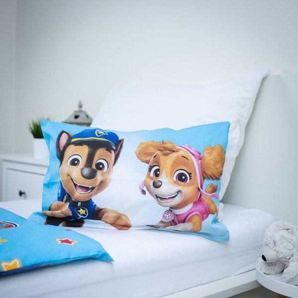 Pamučna dječja posteljina za dječji krevetić 100x135 cm Paw Patrol – Jerry Fabrics-image-2