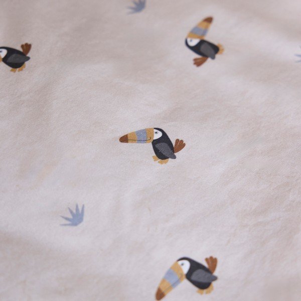 Svijetlo siva pamučna dječja posteljina za dječji krevetić 70x100 cm Toucan – OYOY Mini-image-3